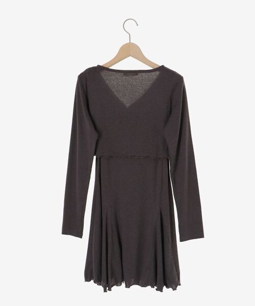 MAJESTIC LEGON / マジェスティックレゴン ミニ丈・ひざ丈ワンピース | カーデセット肩リボンキャミワンピ | 詳細26