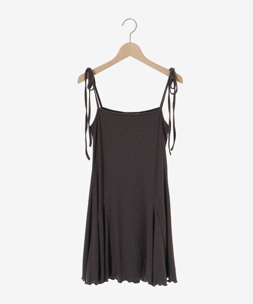 MAJESTIC LEGON / マジェスティックレゴン ミニ丈・ひざ丈ワンピース | カーデセット肩リボンキャミワンピ | 詳細27
