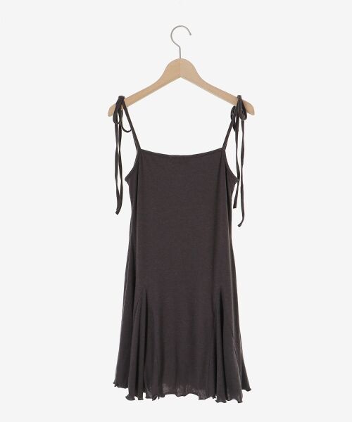 MAJESTIC LEGON / マジェスティックレゴン ミニ丈・ひざ丈ワンピース | カーデセット肩リボンキャミワンピ | 詳細28