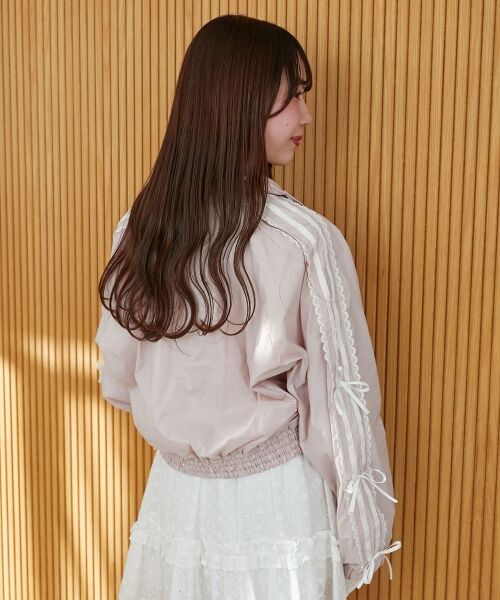 MAJESTIC LEGON / マジェスティックレゴン ブルゾン | リボンライントラックブルゾン | 詳細15