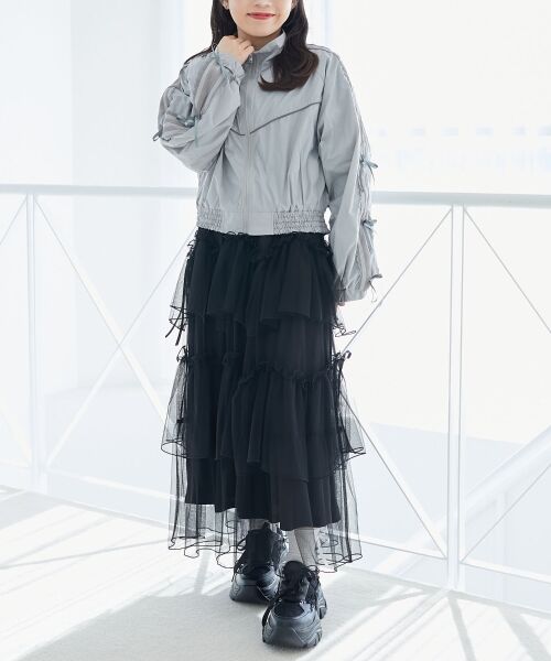 MAJESTIC LEGON / マジェスティックレゴン ブルゾン | リボンライントラックブルゾン | 詳細18