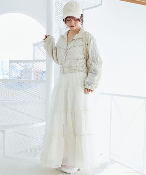 MAJESTIC LEGON / マジェスティックレゴン ブルゾン | リボンライントラックブルゾン | 詳細2