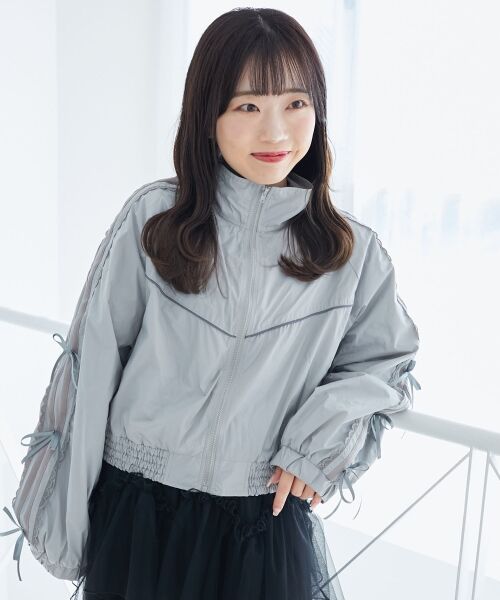 MAJESTIC LEGON / マジェスティックレゴン ブルゾン | リボンライントラックブルゾン | 詳細20