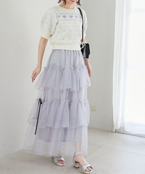 MAJESTIC LEGON / マジェスティックレゴン サンダル | スカラップローヒールサンダル | 詳細10