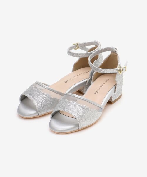 MAJESTIC LEGON / マジェスティックレゴン サンダル | スカラップローヒールサンダル | 詳細27