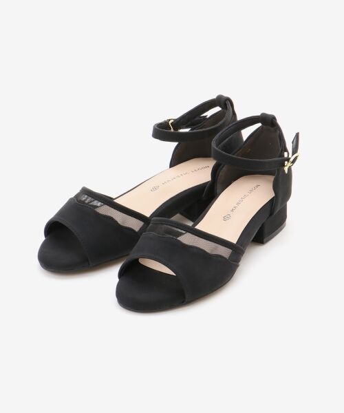 MAJESTIC LEGON / マジェスティックレゴン サンダル | スカラップローヒールサンダル | 詳細29
