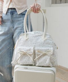 MAJESTIC LEGON / マジェスティックレゴン ボストンバッグ | ◇フラワートラベルボストンバッグ