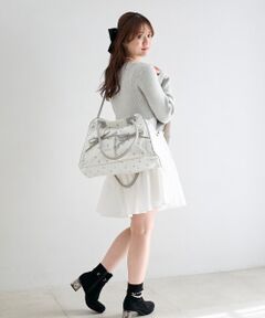 MAJESTIC LEGON / マジェスティックレゴン ボストンバッグ | ◇フラワートラベルボストンバッグ