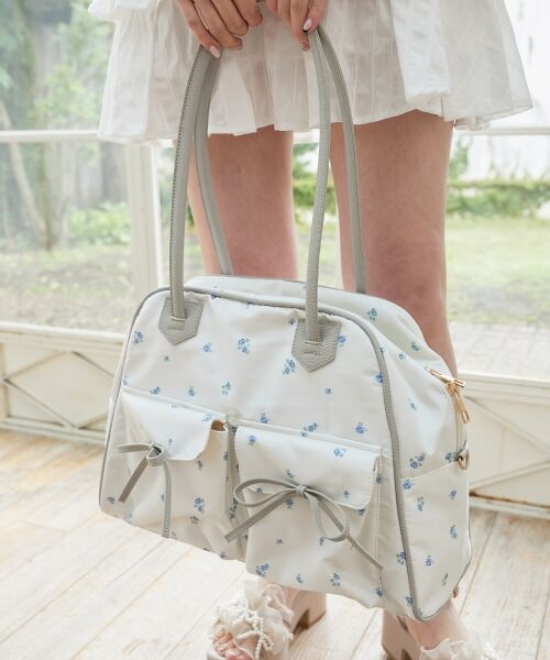 MAJESTIC LEGON / マジェスティックレゴン ボストンバッグ | ◇フラワートラベルボストンバッグ | 詳細17