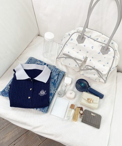 MAJESTIC LEGON / マジェスティックレゴン ボストンバッグ | ◇フラワートラベルボストンバッグ | 詳細20