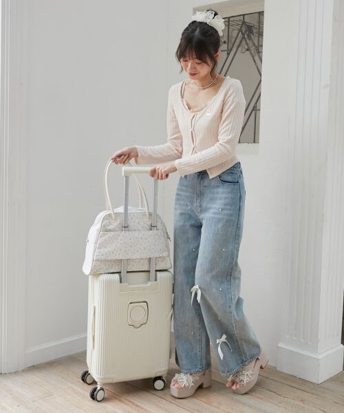 MAJESTIC LEGON / マジェスティックレゴン ボストンバッグ | ◇フラワートラベルボストンバッグ | 詳細6