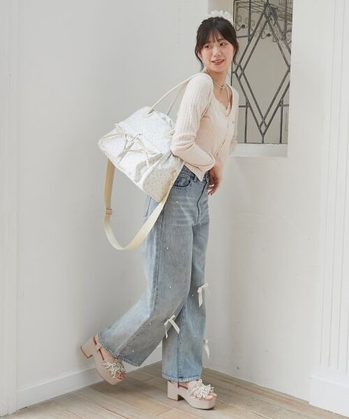 MAJESTIC LEGON / マジェスティックレゴン ボストンバッグ | ◇フラワートラベルボストンバッグ | 詳細8