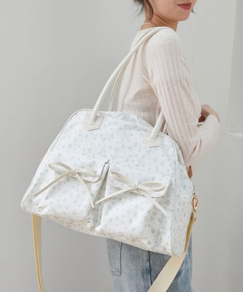 MAJESTIC LEGON / マジェスティックレゴン ボストンバッグ | ◇フラワートラベルボストンバッグ | 詳細9