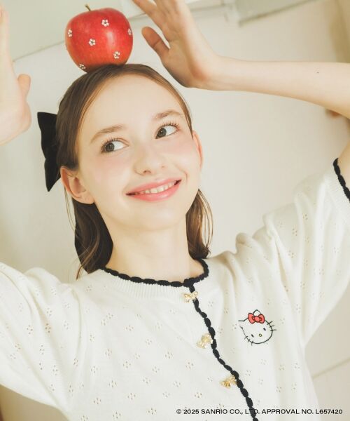 MAJESTIC LEGON / マジェスティックレゴン カーディガン・ボレロ | ハローキティ リボンニットカーデ | 詳細10