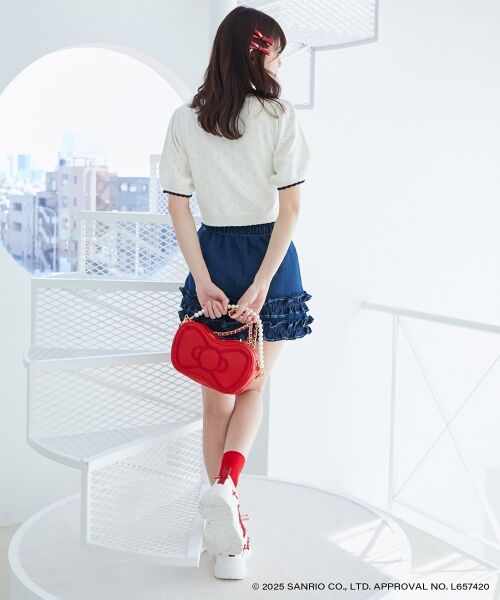 MAJESTIC LEGON / マジェスティックレゴン カーディガン・ボレロ | ハローキティ リボンニットカーデ | 詳細15