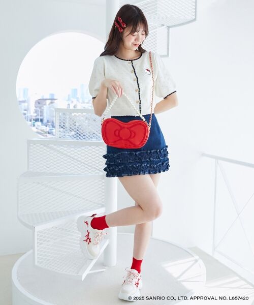 MAJESTIC LEGON / マジェスティックレゴン カーディガン・ボレロ | ハローキティ リボンニットカーデ | 詳細16