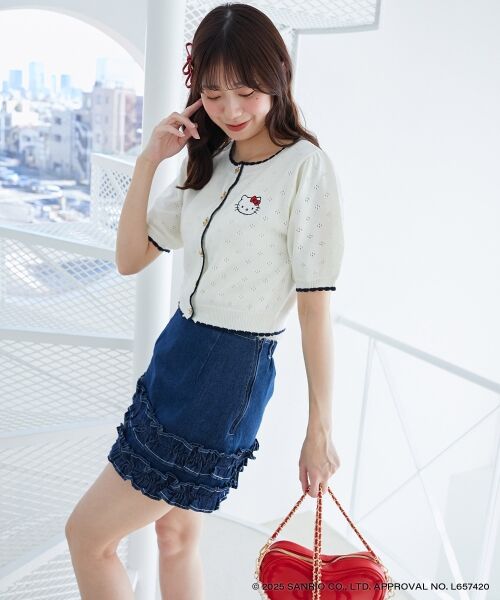 MAJESTIC LEGON / マジェスティックレゴン カーディガン・ボレロ | ハローキティ リボンニットカーデ | 詳細19