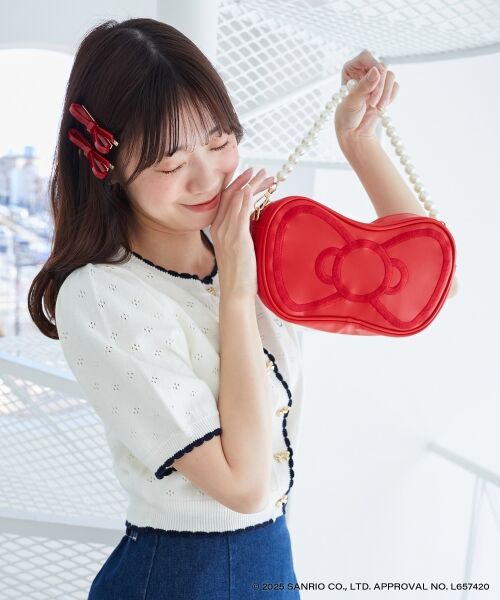 MAJESTIC LEGON / マジェスティックレゴン カーディガン・ボレロ | ハローキティ リボンニットカーデ | 詳細22