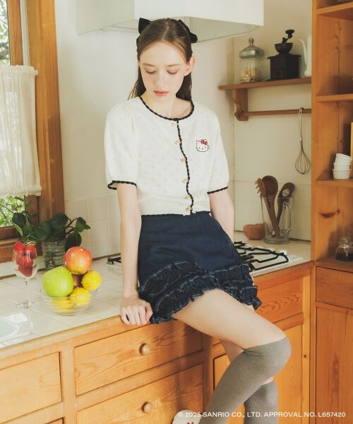 MAJESTIC LEGON / マジェスティックレゴン カーディガン・ボレロ | ハローキティ リボンニットカーデ | 詳細7