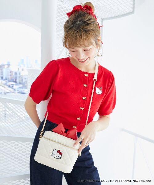 MAJESTIC LEGON / マジェスティックレゴン ショルダーバッグ | ハローキティ キルティングバニティ | 詳細10