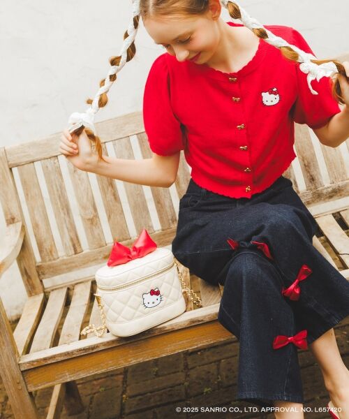 MAJESTIC LEGON / マジェスティックレゴン ショルダーバッグ | ハローキティ キルティングバニティ | 詳細5