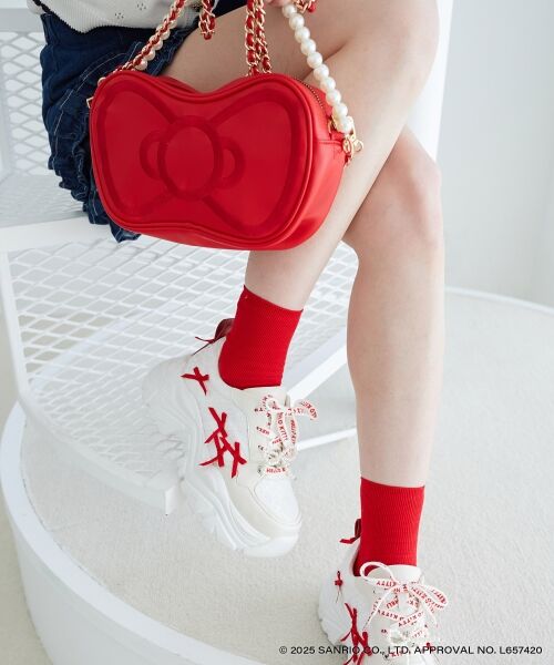 MAJESTIC LEGON / マジェスティックレゴン ショルダーバッグ | ハローキティ リボンチェーンバッグ | 詳細8