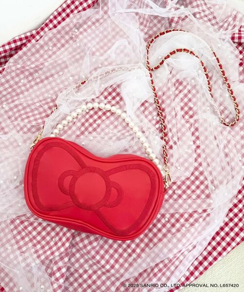 MAJESTIC LEGON / マジェスティックレゴン ショルダーバッグ | ハローキティ リボンチェーンバッグ | 詳細9
