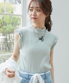 MAJESTIC LEGON / マジェスティックレゴン カットソー | ノースリフリルメロウリブトップス