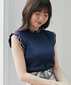 MAJESTIC LEGON / マジェスティックレゴン カットソー | ノースリフリルメロウリブトップス