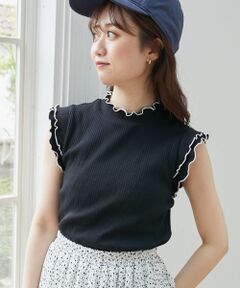 MAJESTIC LEGON / マジェスティックレゴン カットソー | ノースリフリルメロウリブトップス