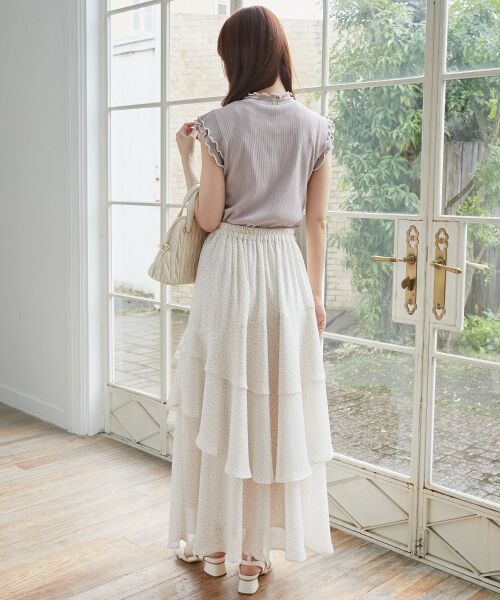 MAJESTIC LEGON / マジェスティックレゴン カットソー | ノースリフリルメロウリブトップス | 詳細19