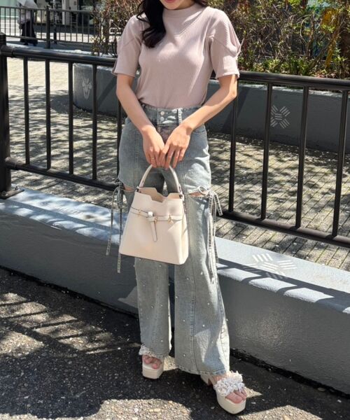 MAJESTIC LEGON / マジェスティックレゴン カットソー | タックスリーブトップス | 詳細3