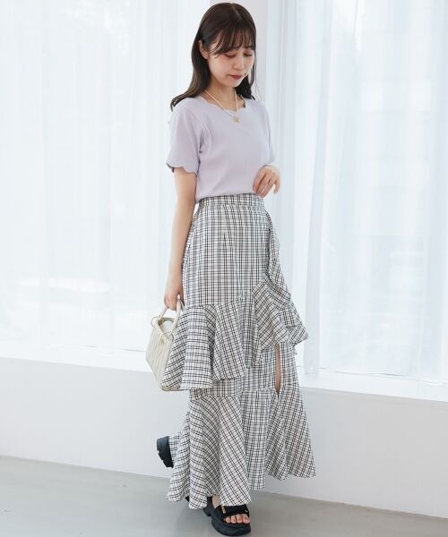 MAJESTIC LEGON / マジェスティックレゴン カットソー | スカラップデザイントップス | 詳細15