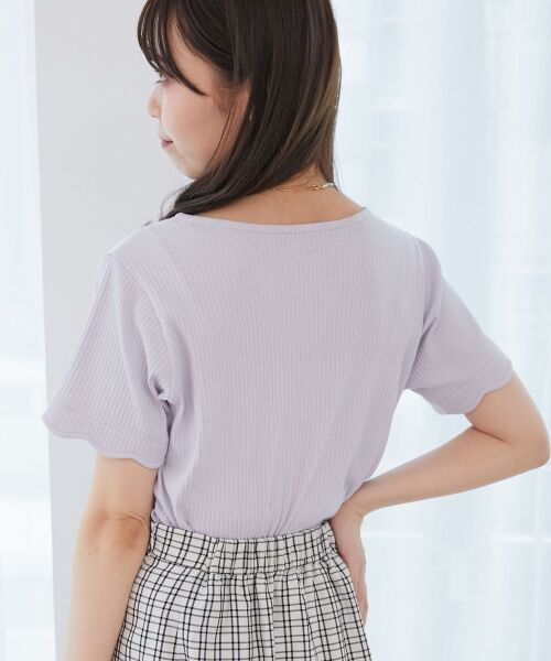 MAJESTIC LEGON / マジェスティックレゴン カットソー | スカラップデザイントップス | 詳細20