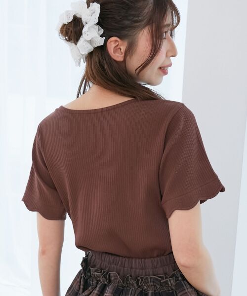 MAJESTIC LEGON / マジェスティックレゴン カットソー | スカラップデザイントップス | 詳細27