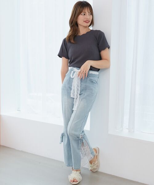 MAJESTIC LEGON / マジェスティックレゴン カットソー | スカラップデザイントップス | 詳細29