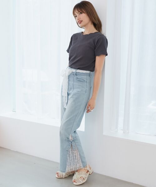 MAJESTIC LEGON / マジェスティックレゴン カットソー | スカラップデザイントップス | 詳細30