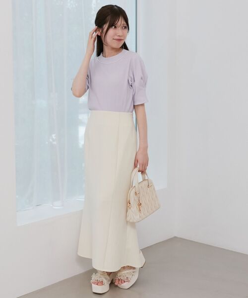 MAJESTIC LEGON / マジェスティックレゴン カットソー | ネックパールリブトップス | 詳細11