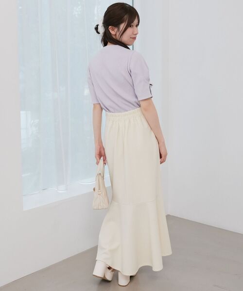 MAJESTIC LEGON / マジェスティックレゴン カットソー | ネックパールリブトップス | 詳細12