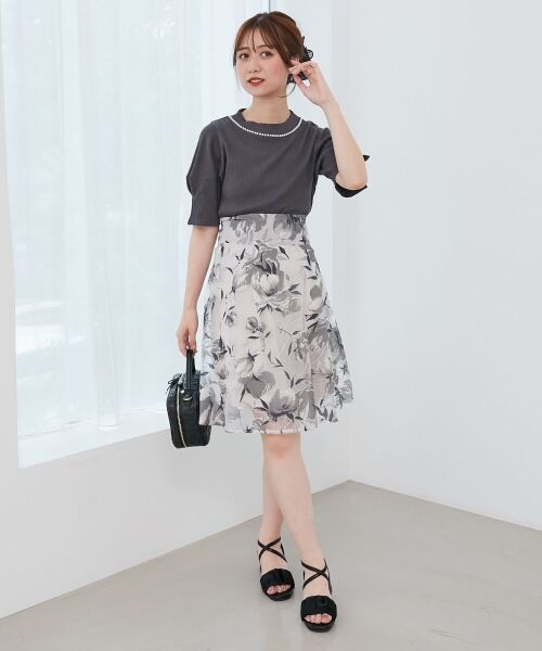 MAJESTIC LEGON / マジェスティックレゴン カットソー | ネックパールリブトップス | 詳細17