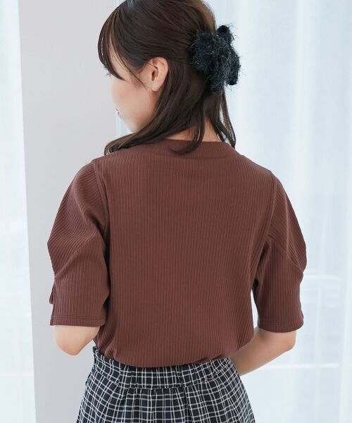 MAJESTIC LEGON / マジェスティックレゴン カットソー | ネックパールリブトップス | 詳細29