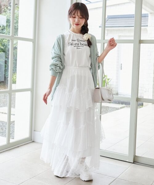 MAJESTIC LEGON / マジェスティックレゴン Tシャツ | パールネックロゴTシャツ | 詳細1