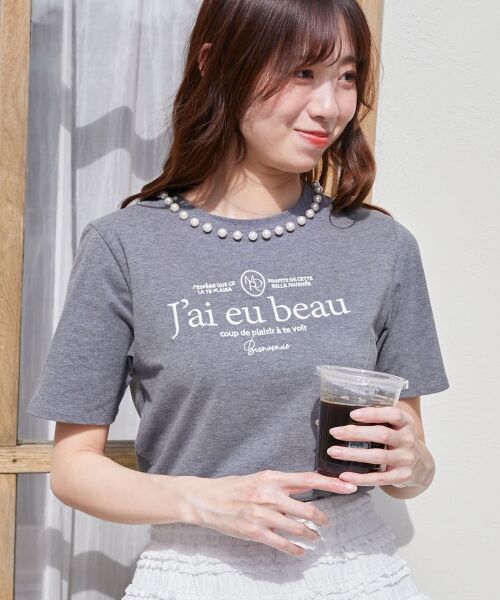 MAJESTIC LEGON / マジェスティックレゴン Tシャツ | パールネックロゴTシャツ | 詳細12