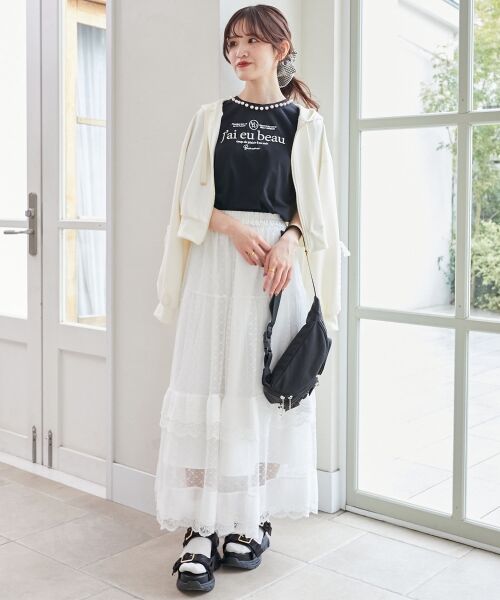 MAJESTIC LEGON / マジェスティックレゴン Tシャツ | パールネックロゴTシャツ | 詳細16