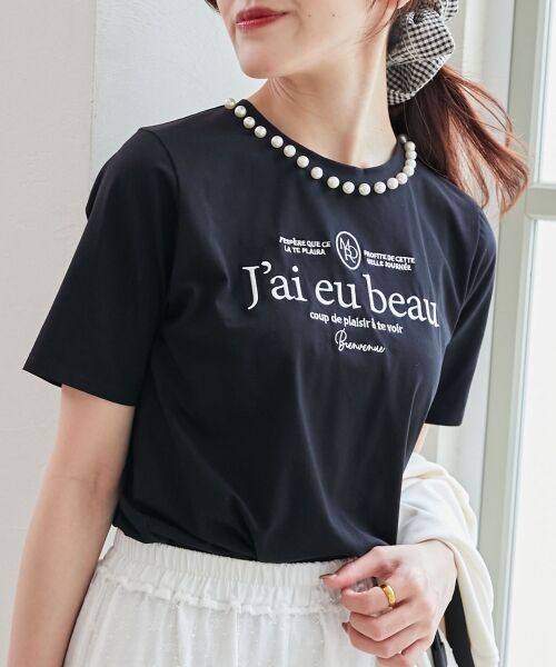 MAJESTIC LEGON / マジェスティックレゴン Tシャツ | パールネックロゴTシャツ | 詳細20