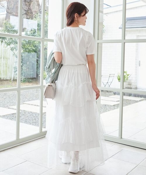 MAJESTIC LEGON / マジェスティックレゴン Tシャツ | パールネックロゴTシャツ | 詳細3