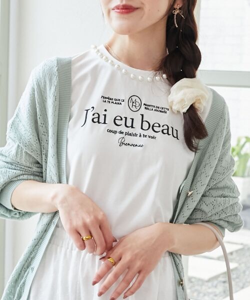 MAJESTIC LEGON / マジェスティックレゴン Tシャツ | パールネックロゴTシャツ | 詳細4