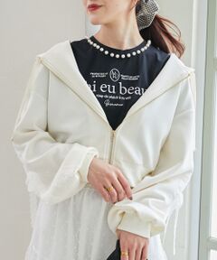 MAJESTIC LEGON / マジェスティックレゴン パーカー | レースリボンラインパーカー