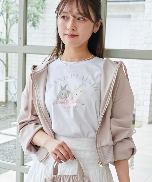 MAJESTIC LEGON / マジェスティックレゴン パーカー | レースリボンラインパーカー | 詳細11