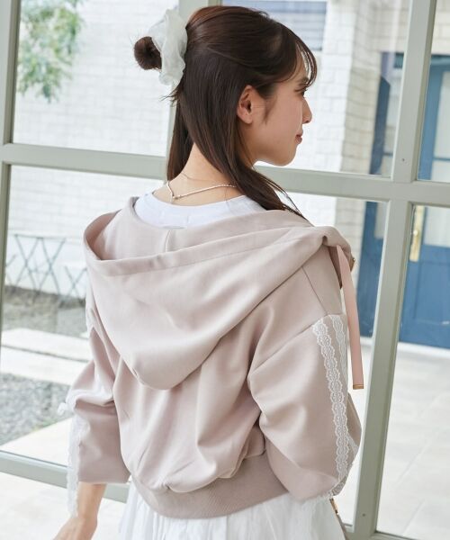 MAJESTIC LEGON / マジェスティックレゴン パーカー | レースリボンラインパーカー | 詳細13